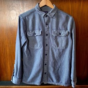 Patagonia Men’s LS Fjord Flannel Shirt, Medium